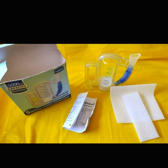 Deep Breathing Trainer for Adults Breathing Exercise Device for Lungs - New - Picture 1 of 9